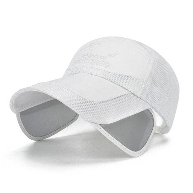 Unisex Sun Hat 7 Colors Wide Brim Pro Sunshade Streetwear Cap Women Men Solid Running Outdoor Sports Hat Anti-UV Sweat Band