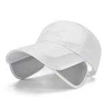Unisex Sun Hat 7 Colors Wide Brim Pro Sunshade Streetwear Cap Women Men Solid Running Outdoor Sports Hat Anti-UV Sweat Band