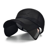 Unisex Sun Hat 7 Colors Wide Brim Pro Sunshade Streetwear Cap Women Men Solid Running Outdoor Sports Hat Anti-UV Sweat Band
