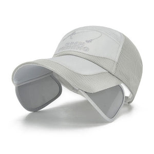 Unisex Sun Hat 7 Colors Wide Brim Pro Sunshade Streetwear Cap Women Men Solid Running Outdoor Sports Hat Anti-UV Sweat Band