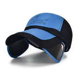 Unisex Sun Hat 7 Colors Wide Brim Pro Sunshade Streetwear Cap Women Men Solid Running Outdoor Sports Hat Anti-UV Sweat Band