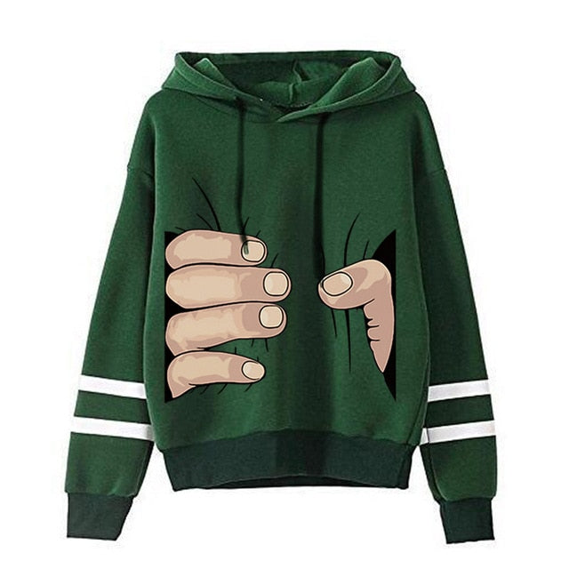 Women Sweatshirt And Hoody Ladies Hooded  Printed Casual Pullovers Girls Long Sleeve Spring Autumn Winter