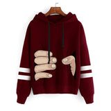 Women Sweatshirt And Hoody Ladies Hooded  Printed Casual Pullovers Girls Long Sleeve Spring Autumn Winter