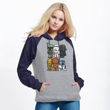 Star Wars Hoodies Sweatshirt Women Yoda Darth Vader Hooded Sweatshirts Hoodies Winter Autumn Fleece Streetwear Starwars Pullover