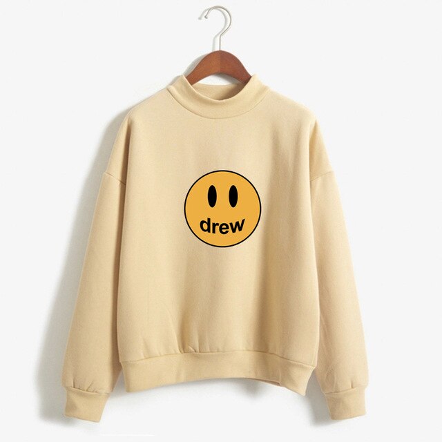 Women's Fashion Sweatshirt Tops Printed Harajuku Hoodies Kpop Clothes