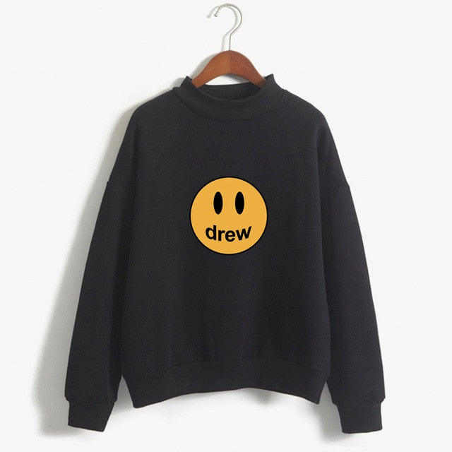 Women's Fashion Sweatshirt Tops Printed Harajuku Hoodies Kpop Clothes