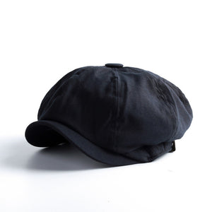 Men's Fashion Solid Color Caps Casual Autumn Unisex Flat Hat Casquette Women Men Retro Cap Simple Gifts For Friends
