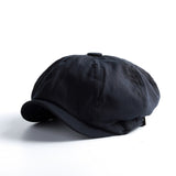 Men's Fashion Solid Color Caps Casual Autumn Unisex Flat Hat Casquette Women Men Retro Cap Simple Gifts For Friends