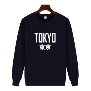 New Arrivals Fashion Harajuku Tokyo Printing Sweatshirt Pullover Hoodies Unisex Hip Hop Hoodie Plus Size Moletom Masculino