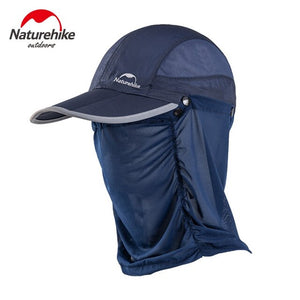 Naturehike Summer Sun Hat Men Women Boonie Hat with Neck Flap Outdoor UV Protection camping Hiking Fishing Breathable cap