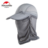 Naturehike Summer Sun Hat Men Women Boonie Hat with Neck Flap Outdoor UV Protection camping Hiking Fishing Breathable cap