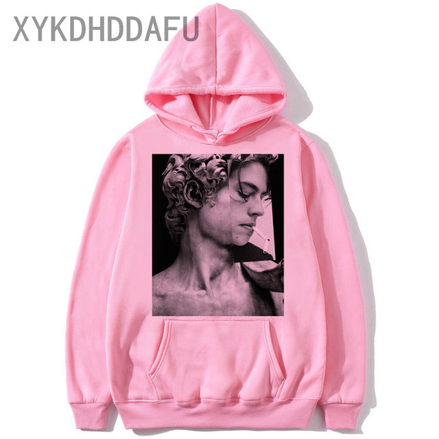 Michelangelo Hands Hoodie Harajuku Women/men Streetwear Hoodies david bowie Sweatshirt Cool Clothes female/Male hood 2020