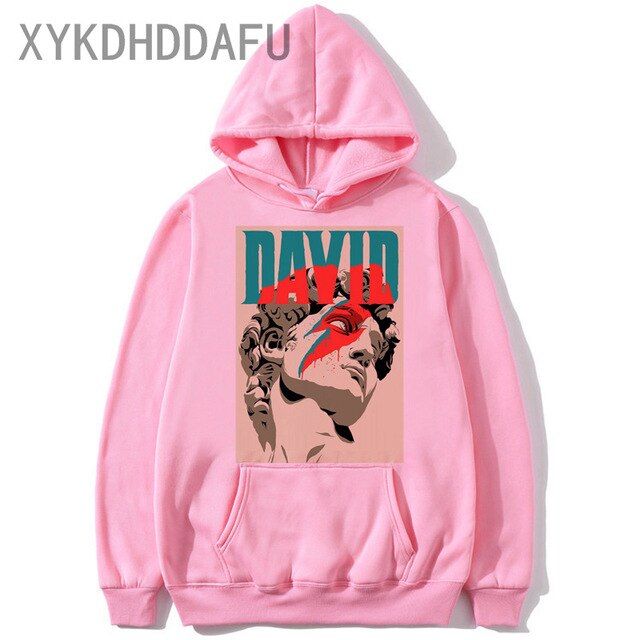 Michelangelo Hands Hoodie Harajuku Women/men Streetwear Hoodies david bowie Sweatshirt Cool Clothes female/Male hood 2020