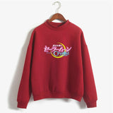 Kawaii Pretty Guardian Sailor Moon Crystal  Fashion Women's Clothing Sweatshirt Cartoon print hoody girls autumn fashion top