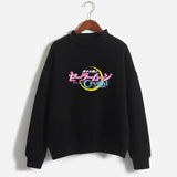 Kawaii Pretty Guardian Sailor Moon Crystal  Fashion Women's Clothing Sweatshirt Cartoon print hoody girls autumn fashion top
