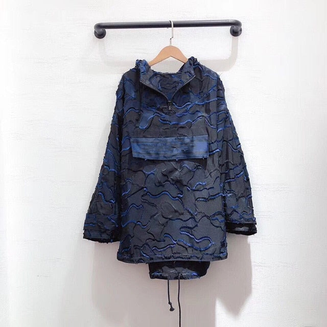 LINGHAN Camouflage Sweatshirt Hoodie Fashion high quality Long Sleeve Hoodie Lady Top oversize Loose Leisure Cool hoody