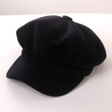 Winter Hats for Women Solid Plain Octagonal Newsboy Cap Men Ladies Casual Wool Hat Winter Beret Women Painter Cap