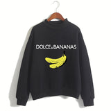 Women Funny Bananas Luxury Brand Hoodies Female Social Kpop Hoodies & Sweatshirts 90s Lady Yong Girl Drop Ship