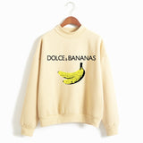 Women Funny Bananas Luxury Brand Hoodies Female Social Kpop Hoodies & Sweatshirts 90s Lady Yong Girl Drop Ship