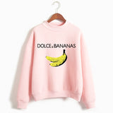 Women Funny Bananas Luxury Brand Hoodies Female Social Kpop Hoodies & Sweatshirts 90s Lady Yong Girl Drop Ship
