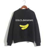 Women Funny Bananas Luxury Brand Hoodies Female Social Kpop Hoodies & Sweatshirts 90s Lady Yong Girl Drop Ship