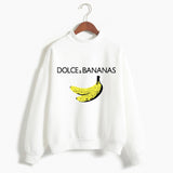 Women Funny Bananas Luxury Brand Hoodies Female Social Kpop Hoodies & Sweatshirts 90s Lady Yong Girl Drop Ship