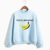 Women Funny Bananas Luxury Brand Hoodies Female Social Kpop Hoodies & Sweatshirts 90s Lady Yong Girl Drop Ship