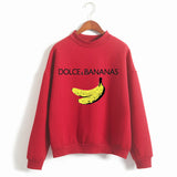Women Funny Bananas Luxury Brand Hoodies Female Social Kpop Hoodies & Sweatshirts 90s Lady Yong Girl Drop Ship