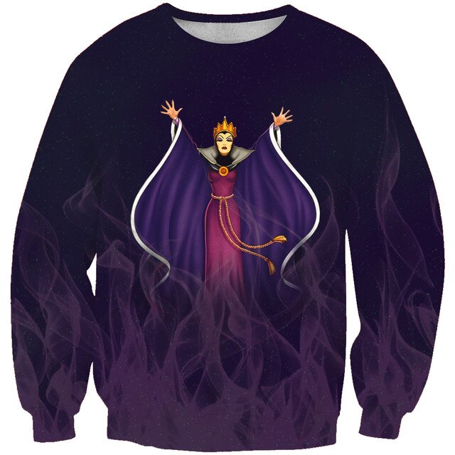 Newest Princess Cartoon 3D sweatshirt Anime movie pattern Printed Sweatshirt hoodie Unisex good quality streetwear style-001