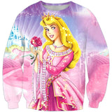 Newest Princess Cartoon 3D sweatshirt Anime movie pattern Printed Sweatshirt hoodie Unisex good quality streetwear style-001