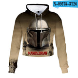 Mandalorian Baby Yoda Crop Top Hoodie Star War Harajuku Cropped Sweatshirt Streetwear Hip Hop Long Sleeves Pullover Tops Cosplay