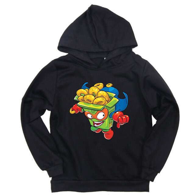 Kids Super Zings Sweatshirts For Boys Girls Autumn Spring Teenage Hoodies Long Sleeve Hooded Kids Pullover Sportswear
