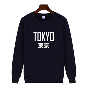 New Arrivals Fashion Harajuku Tokyo Printing Sweatshirt Pullover Hoodies Unisex Hip Hop Hoodie Plus Size Moletom Masculino