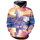 PLstar Cosmos animal Champion medal horse racing 3d hoodies/Sweatshirt Winter autumn long selvee Harajuku streetwear-5