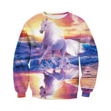 PLstar Cosmos animal Champion medal horse racing 3d hoodies/Sweatshirt Winter autumn long selvee Harajuku streetwear-5