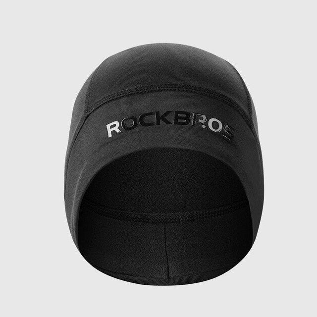 ROCKBROS Winter Running Cap Windproof Warm Thermal Fleece Breathable Skiing Motocycle Hat Woman MTB Cycling Headwear Earmuff