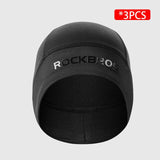 ROCKBROS Winter Running Cap Windproof Warm Thermal Fleece Breathable Skiing Motocycle Hat Woman MTB Cycling Headwear Earmuff