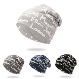 Sports Running Caps Beanie Cap Letter  Cotton Knit Hat Headwear Women Men Outdoor Autumn Winter Hiking Warm Hats