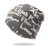 Sports Running Caps Beanie Cap Letter  Cotton Knit Hat Headwear Women Men Outdoor Autumn Winter Hiking Warm Hats
