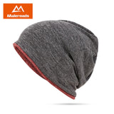 Maleroads Winter Windproof Running Caps Warm Scarf Beanie Skull Hat Outdoor Sport Cycling Skiing Jogging Cap For Men Women 2019