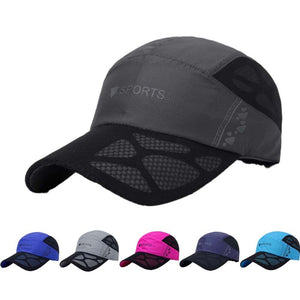 Summer New Sport Breathable Running Hat Cap Quick-Drying Mesh Hats Women Sunshade Caps Outdoor Climbing Traveling Hiking Hats