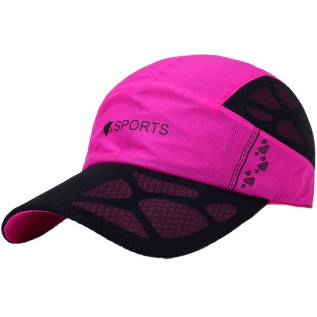 Summer New Sport Breathable Running Hat Cap Quick-Drying Mesh Hats Women Sunshade Caps Outdoor Climbing Traveling Hiking Hats