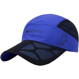 Summer New Sport Breathable Running Hat Cap Quick-Drying Mesh Hats Women Sunshade Caps Outdoor Climbing Traveling Hiking Hats