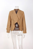Spring 2019 Long Sleeve Fashion Women Jacket Casual Camel Open Stitch Coat Casaco Feminino Solid Clothes Slim Jackets Women Tops